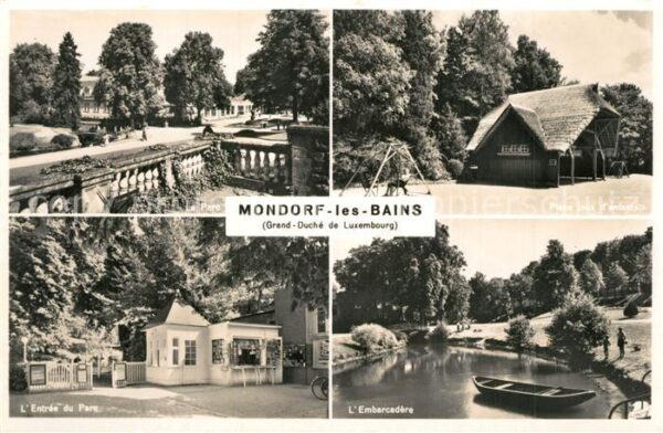 Mondorf-les-Bains Le Parc Entree du Parc Embarcadere Plac