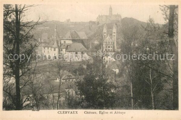 Clervaux Chateau Eglise et Abbaye