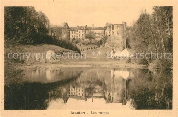 Beaufort Befort Luxembourg Les ruines