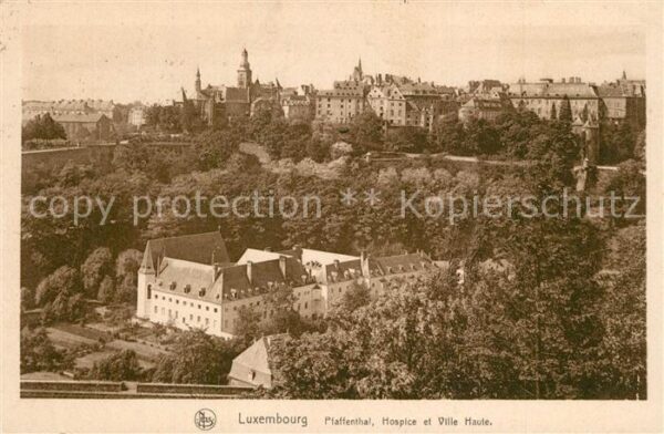 LUXEMBOURG  Luxemburg Pfaffenthal Hospice et Ville Haute