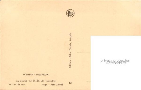 Melreux Liege La statue de ND de Lourdes – Bild 2