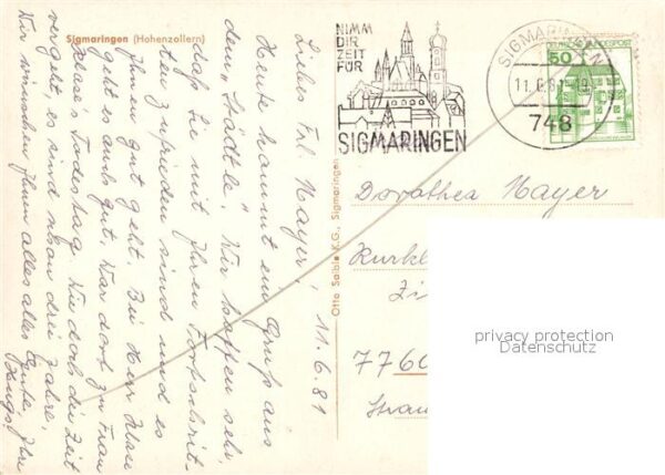 Sigmaringen Ortsansicht – Bild 2