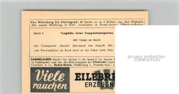 Militaria Deutschland WK2 Von N?rnberg bis Stalingrad Trag?die ei – Bild 2