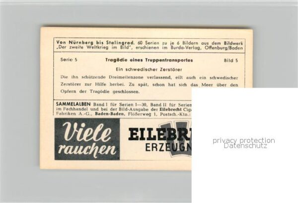 Militaria Deutschland WK2 Von N?rnberg bis Stalingrad Trag?die ei – Bild 2