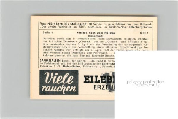 Militaria Deutschland WK2 Von N?rnberg bis Stalingrad Vorstoss na – Bild 2