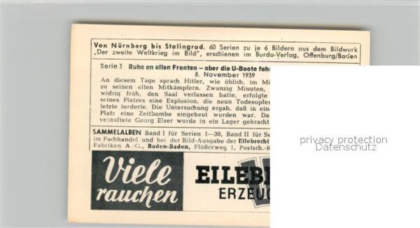Militaria Deutschland WK2 Von N?rnberg bis Stalingrad Ruhe an all – Bild 2
