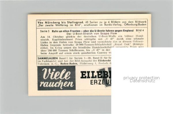 Militaria Deutschland WK2 Von N?rnberg bis Stalingrad Ruhe an all – Bild 2