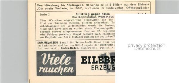 Militaria Deutschland WK2 Von N?rnberg bis Stalingrad Blitzkrieg – Bild 2