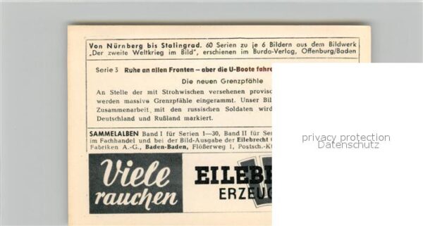 Militaria Deutschland WK2 Von N?rnberg bis Stalingrad Ruhe an all – Bild 2