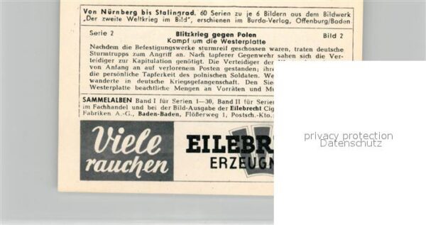 Militaria Deutschland WK2 Von N?rnberg bis Stalingrad Blitzkrieg – Bild 2