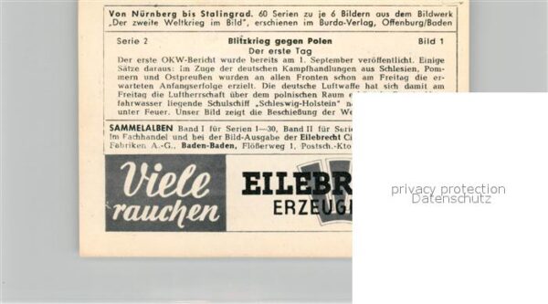 Militaria Deutschland WK2 Von N?rnberg bis Stalingrad Blitzkrieg – Bild 2