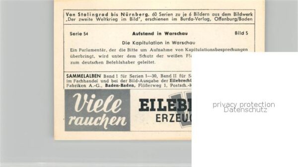 Militaria Deutschland WK2 Von Stalingrad bis N?rnberg Aufstand in – Bild 2