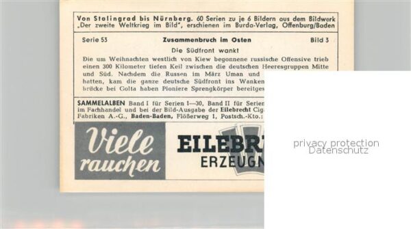 Militaria Deutschland WK2 Von Stalingrad bis N?rnberg Zusammenbru – Bild 2