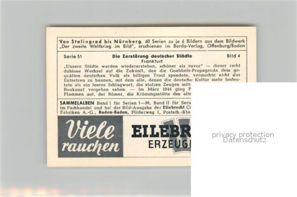 Militaria Deutschland WK2 Von Stalingrad bis N?rnberg Zerst?rung – Bild 2