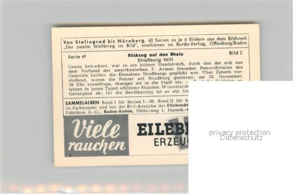 Militaria Deutschland WK2 Von Stalingrad bis N?rnberg R?ckzug auf – Bild 2