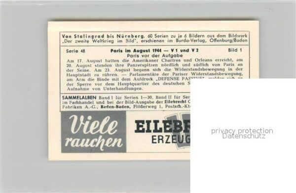 Militaria Deutschland WK2 Von Stalingrad bis N?rnberg Paris im Au – Bild 2