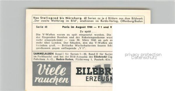 Militaria Deutschland WK2 Von Stalingrad bis N?rnberg Paris im Au – Bild 2