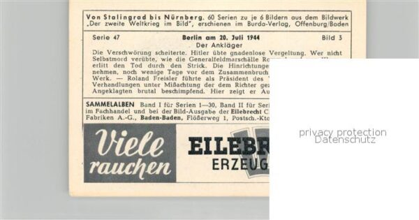 Militaria Deutschland WK2 Von Stalingrad bis N?rnberg Berlin am 2 – Bild 2