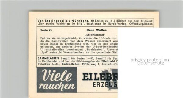 Militaria Deutschland WK2 Von Stalingrad bis N?rnberg Neue Waffen – Bild 2