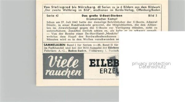 Militaria Deutschland WK2 Von Stalingrad bis N?rnberg Grosses U-B – Bild 2