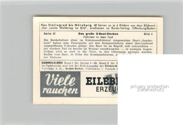Militaria Deutschland WK2 Von Stalingrad bis N?rnberg Grosses U-B – Bild 2