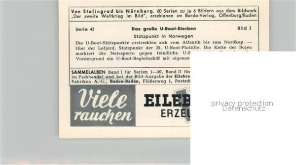 Militaria Deutschland WK2 Von Stalingrad bis N?rnberg Grosses U-B – Bild 2
