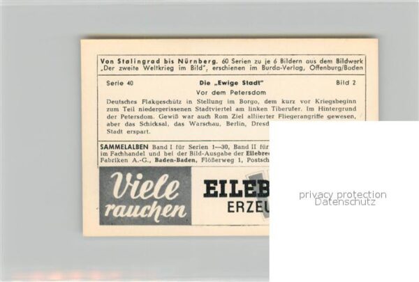 Militaria Deutschland WK2 Von Stalingrad bis N?rnberg Die Ewige S – Bild 2