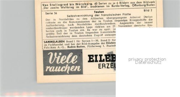 Militaria Deutschland WK2 Von Stalingrad bis N?rnberg Toulon Selb – Bild 2
