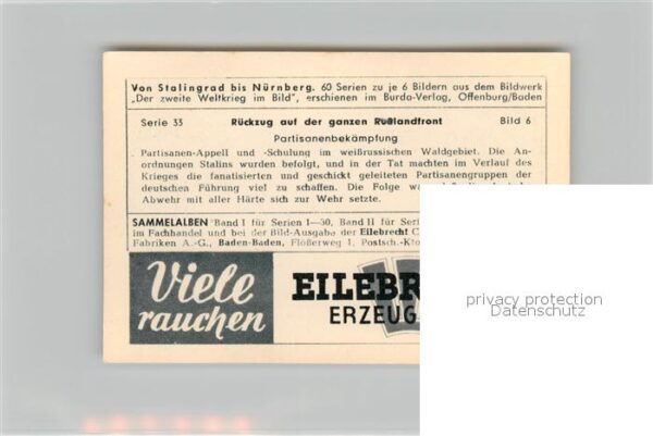 Militaria Deutschland WK2 Von Stalingrad bis N?rnberg R?ckzug auf – Bild 2