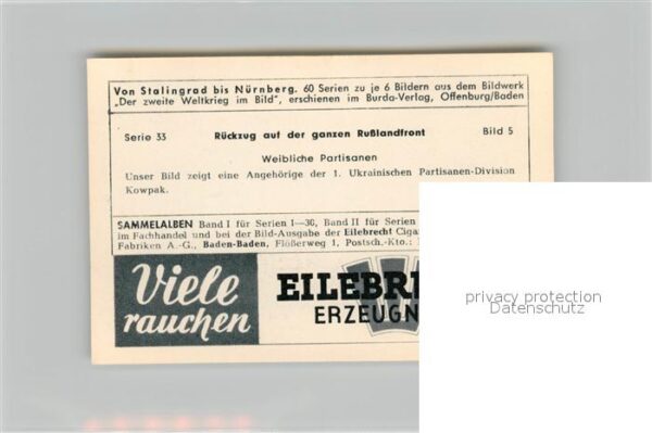 Militaria Deutschland WK2 Von Stalingrad bis N?rnberg R?ckzug auf – Bild 2