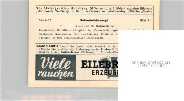 Militaria Deutschland WK2 Von Stalingrad bis N?rnberg Kubanbr?cke – Bild 2