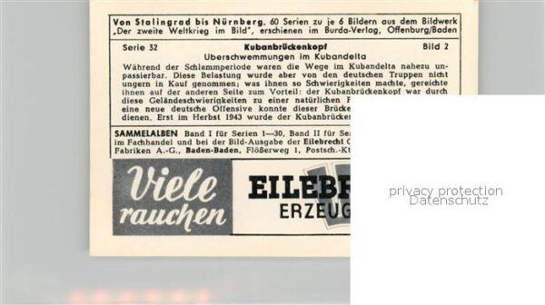 Militaria Deutschland WK2 Von Stalingrad bis N?rnberg Kubanbr?cke – Bild 2