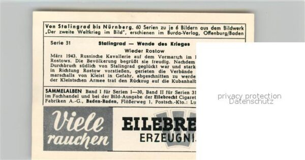 Militaria Deutschland WK2 Von Stalingrad bis N?rnberg Wende des K – Bild 2