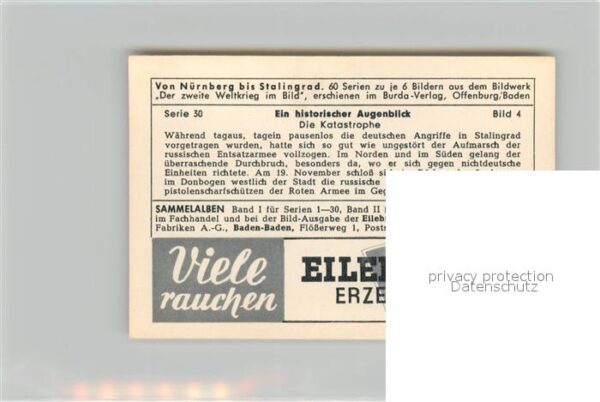 Militaria Deutschland WK2 Von Stalingrad bis N?rnberg Historische – Bild 2