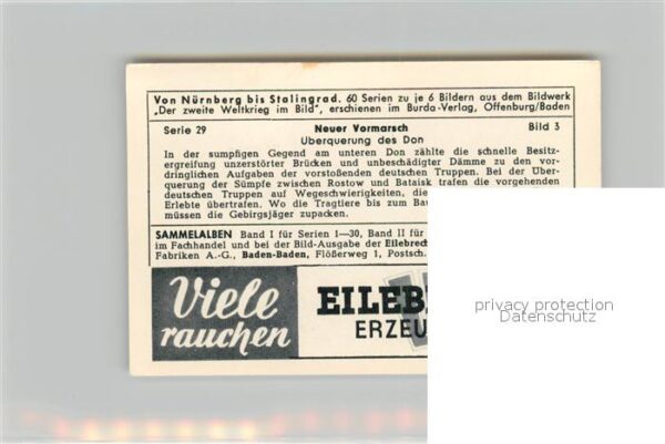 Militaria Deutschland WK2 Von N?rnberg bis Stalingrad Neuer Vorma – Bild 2