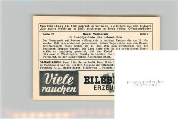 Militaria Deutschland WK2 Von N?rnberg bis Stalingrad Neuer Vorma – Bild 2