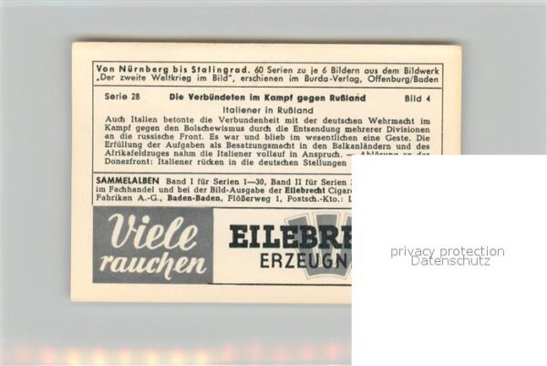 Militaria Deutschland WK2 Von N?rnberg bis Stalingrad Verb?ndete – Bild 2