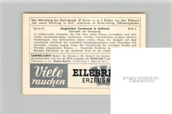 Militaria Deutschland WK2 Von N?rnberg bis Stalingrad Siegreicher – Bild 2