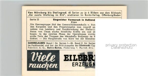 Militaria Deutschland WK2 Von N?rnberg bis Stalingrad Siegreicher – Bild 2