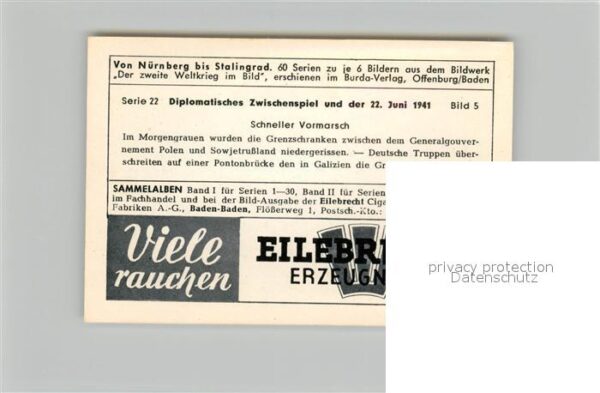 Militaria Deutschland WK2 Von N?rnberg bis Stalingrad Diplomatisc – Bild 2