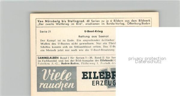 Militaria Deutschland WK2 Von N?rnberg bis Stalingrad U-Boot-Krie – Bild 2