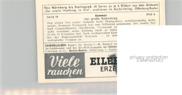 Militaria Deutschland WK2 Von N?rnberg bis Stalingrad Rommel Gros – Bild 2