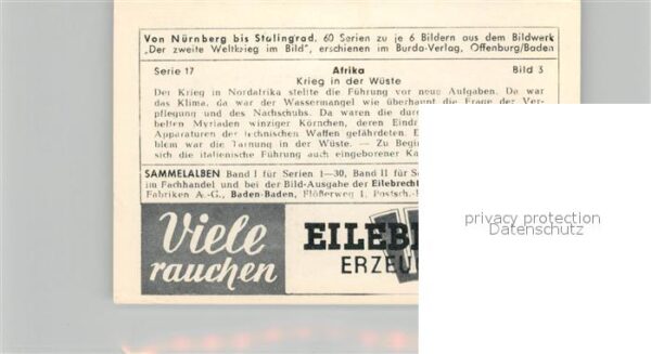 Militaria Deutschland WK2 Von N?rnberg bis Stalingrad Afrika Krie – Bild 2