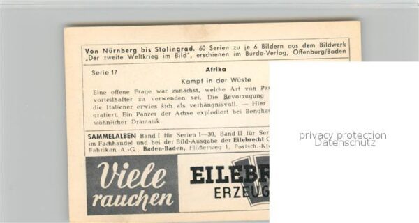 Militaria Deutschland WK2 Von N?rnberg bis Stalingrad Afrika Kamp – Bild 2