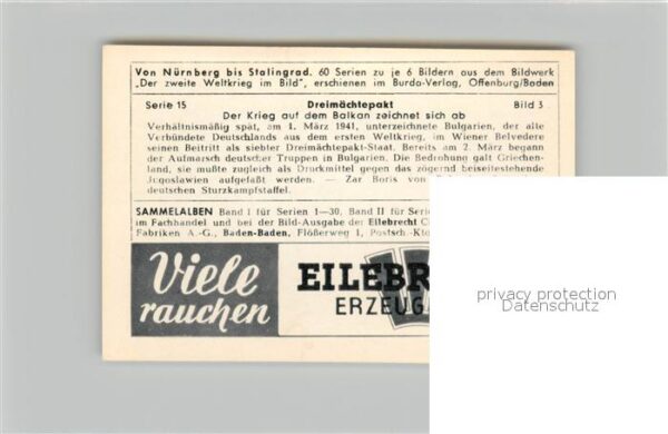 Militaria Deutschland WK2 Von N?rnberg bis Stalingrad Dreim?chtep – Bild 2