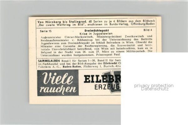 Militaria Deutschland WK2 Von N?rnberg bis Stalingrad Dreim?chtep – Bild 2