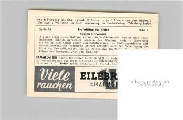 Militaria Deutschland WK2 Von N?rnberg bis Stalingrad Freiwillige – Bild 2