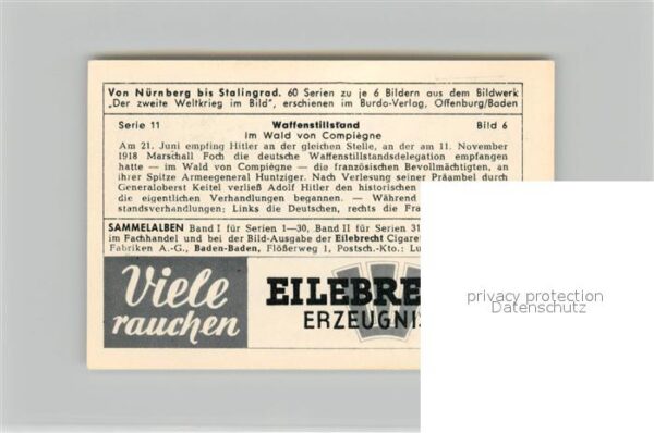 Militaria Deutschland WK2 Von N?rnberg bis Stalingrad Waffenstill – Bild 2