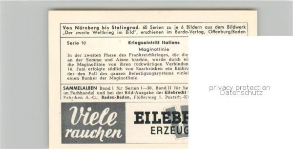 Militaria Deutschland WK2 Von N?rnberg bis Stalingrad Kriegseintr – Bild 2