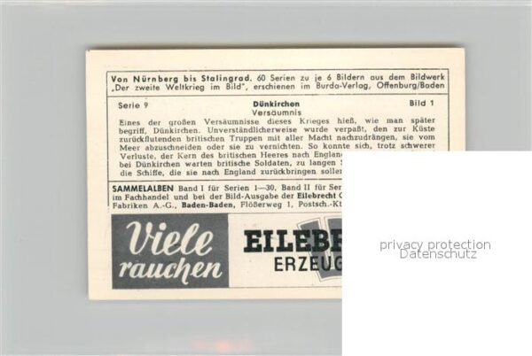 Militaria Deutschland WK2 Von N?rnberg bis Stalingrad D?nkirchen – Bild 2